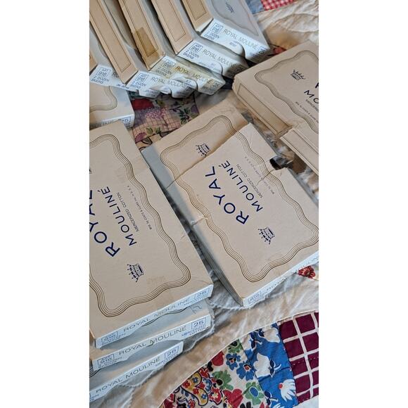 ROYAL MOULINE Mercerized Cotton Coats & Clark & Some DMC Embroidery Floss Lot - Picture 3 of 16